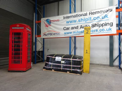 1 pallet, 1.804 cbm, shipped from the UK to Christchurch, New Zealand by 1st Move International