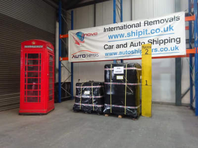 2 pallets, 3.984 cbm, shipped from the UK to Auckland, New Zealand by 1st Move International