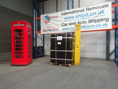 1 pallet, 2.693 cbm, shipped from the UK to Albany, New Zealand by 1st Move International