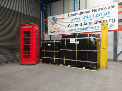 2 pallets, 6.675 cbm, shipped from the UK to New York, NY, United States by 1st Move International