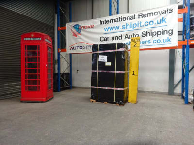 1 pallet, 3.136 cbm, shipped from the UK to Westminster, CO, United States by 1st Move International
