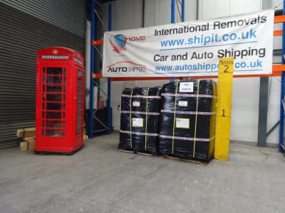 2 pallets, 4.79 cbm, shipped from the UK to Kuwait by 1st Move International