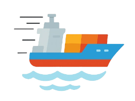 Faster shipping for international removals