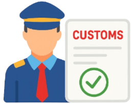 Customs clearance icon
