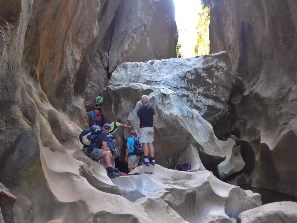 In the Torrente de Pareis