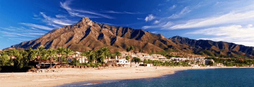 La Concha from Marbella