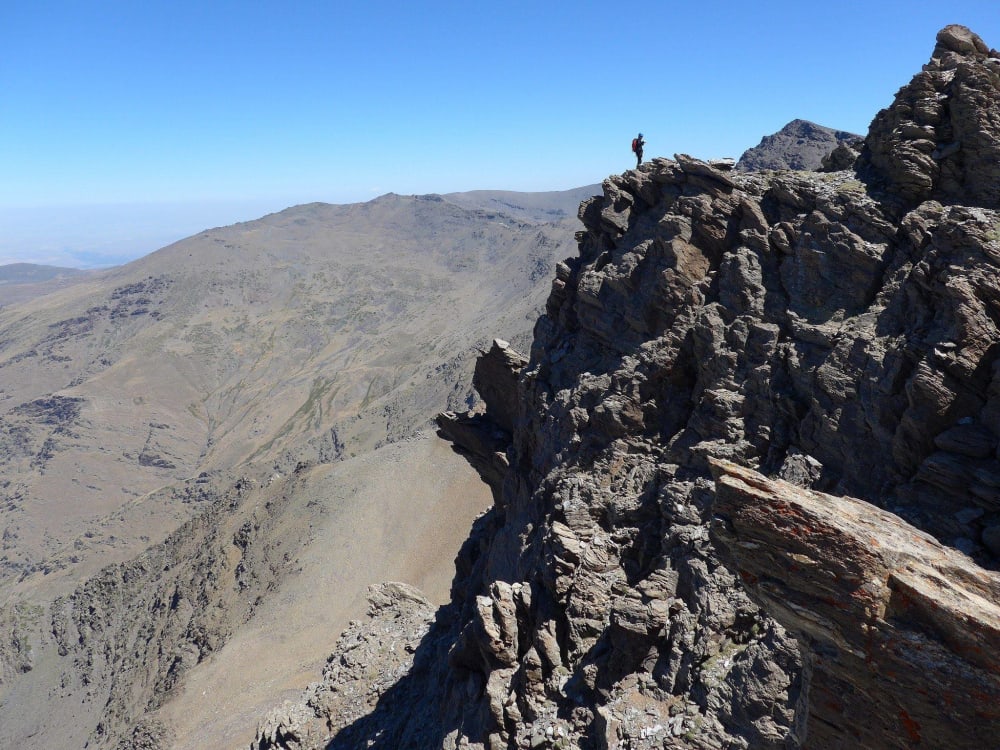 Sierra Nevada Scrambling - the ridge of Puntal de la Caldera