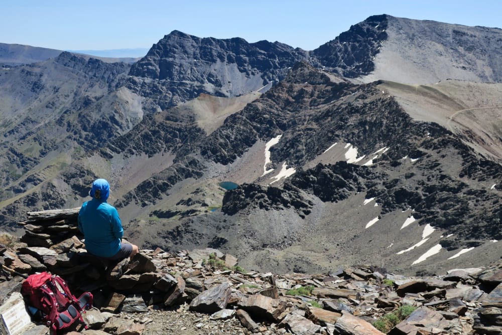 On Cerro de los Machos looking towards Mulhacen