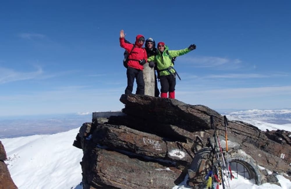 Summit Mulhacen in Winter