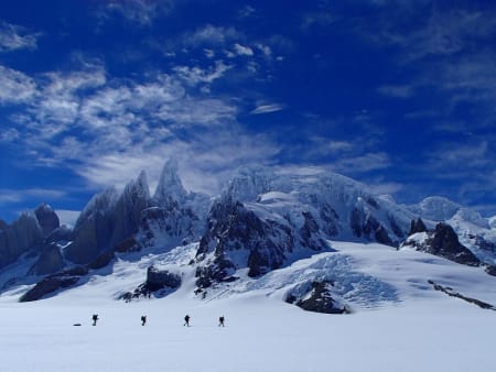 Cerro Torre massif from the west