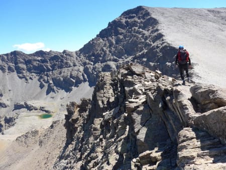 West ridge of the Puntal de la Caldera, Sierra Nevada