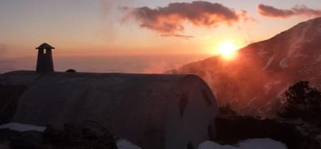 A cold night out in the ruined Refugio Cebollar