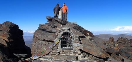 Climb Mulhacen in a day without covering same ground twice