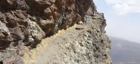 Is this the most scary walking and trekking path in Spain?