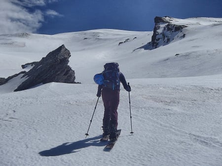 Descent from Cerro de Caballo May 2014