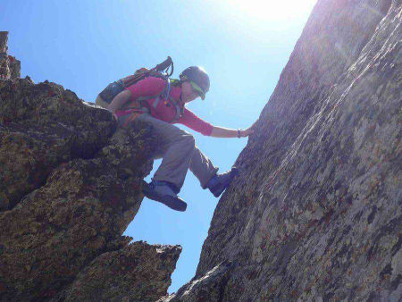 Out of my comfort zone scrambling Tozal del Cartujo