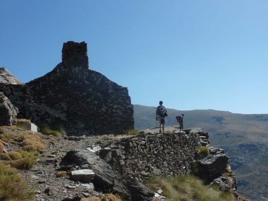 The semi ruined Ventura hut