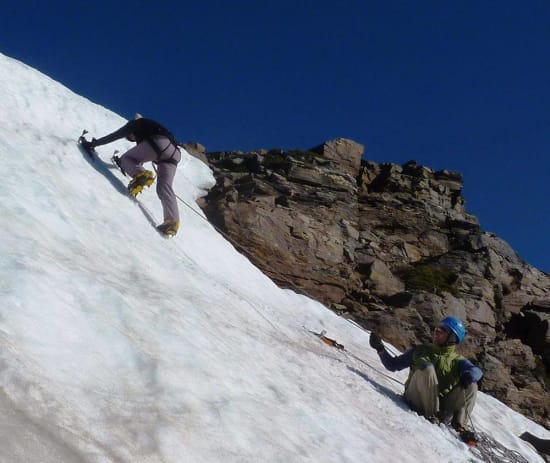 Snow Climbing on the Cerro de Caballo in June