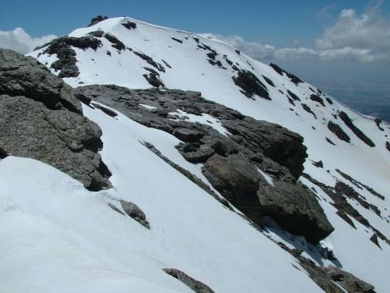 On the ridge leading to Pico del Cartujo