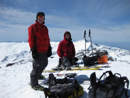 On the summit of Mulhacen