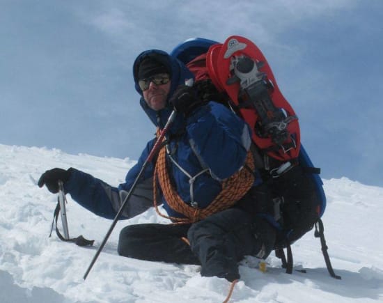 Rest stop on the Marconi Glacier