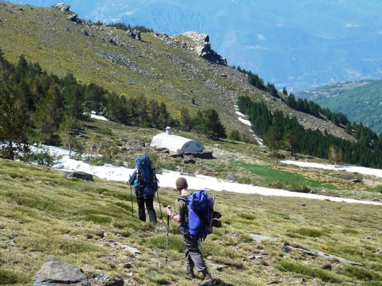 Nearing the Cebollar hut