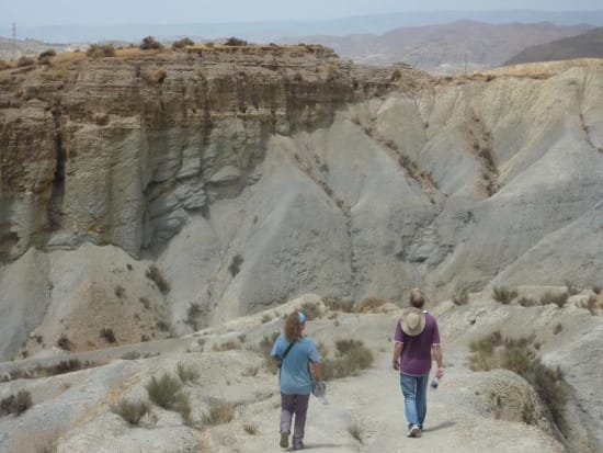 Spectacular desert scenery