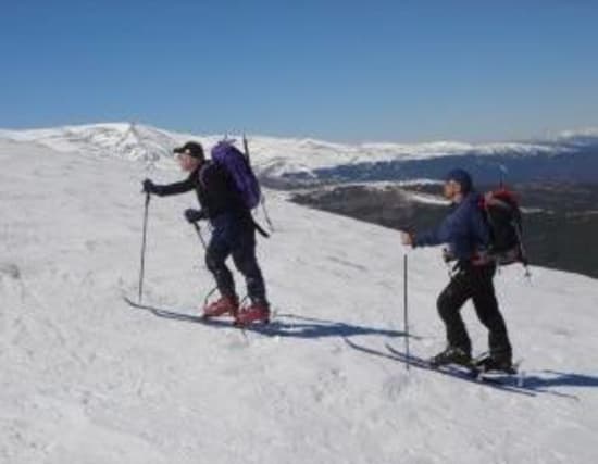 Backcountry skiing Puerta de Ragua