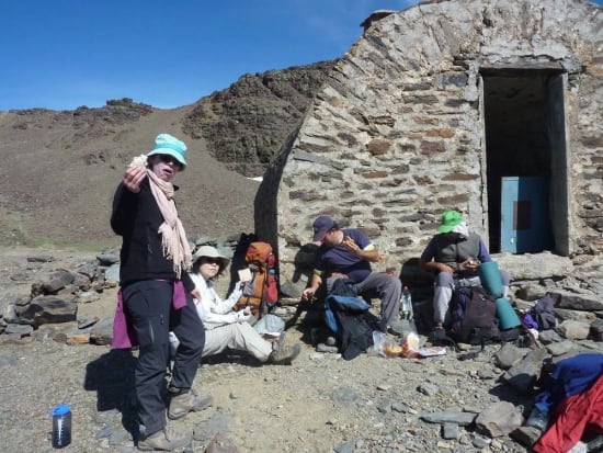 Breakfast at the Refugio de Caballo