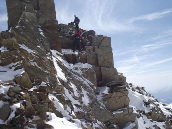 On the main ridge