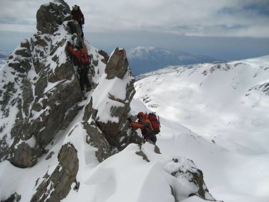 The Geezers on the ridge crest