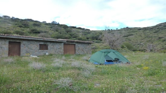 First night's camp