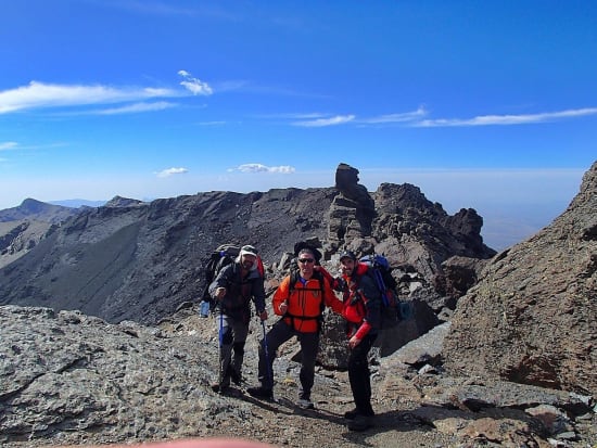 Tajos de la Virgen ridge