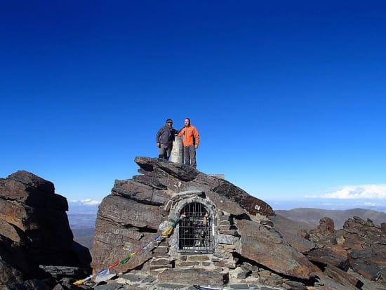 On Mulhacén summit