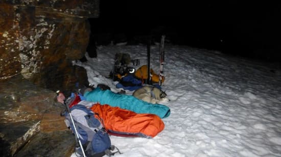 A rather cold bivouac