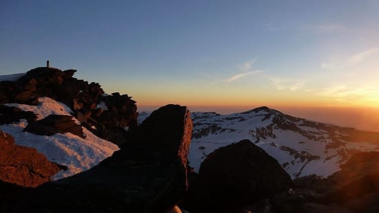 Sunset from Mulhacen