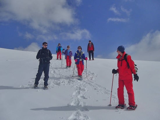 Snowshoeing - fun for all the family