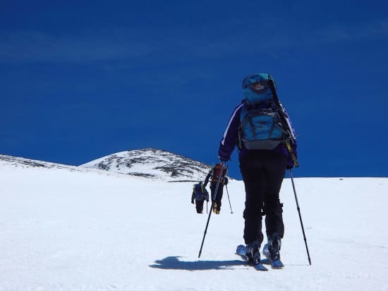 Approaching the summit of Cerro de Caballo