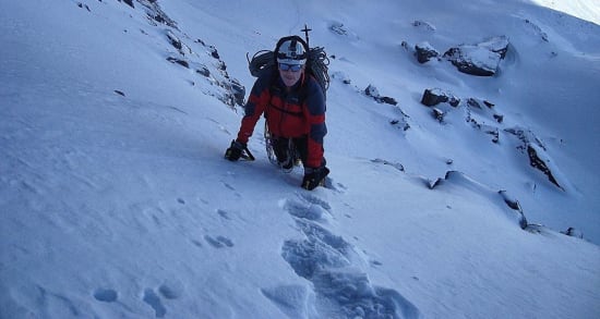 Climbing the Canuto Norte del Veleta, Sierra Nevada