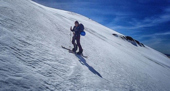 No dramas just a day ski touring in the Sierra Nevada