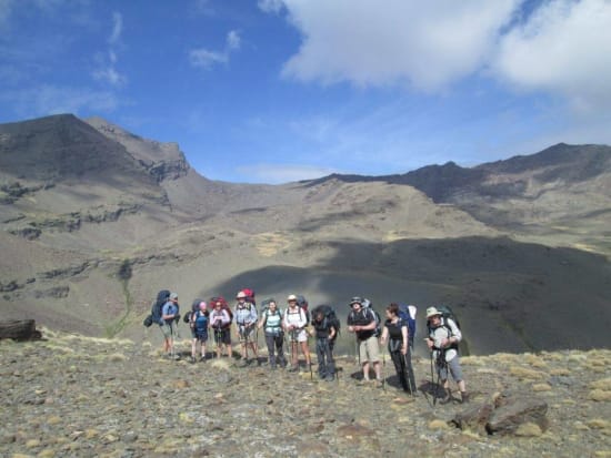 The mighty peak of Alcazaba