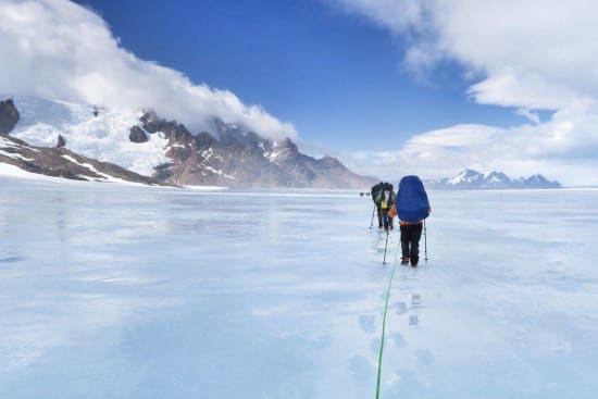 Heading towards the Viedma glacier exit