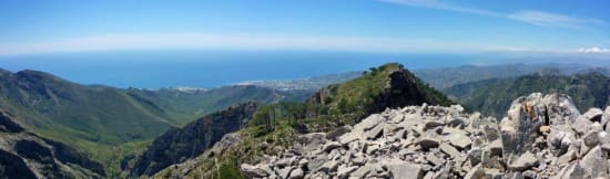 The view south from the summit