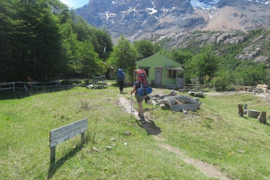 Arrival at Refugio Piedra del Fraile