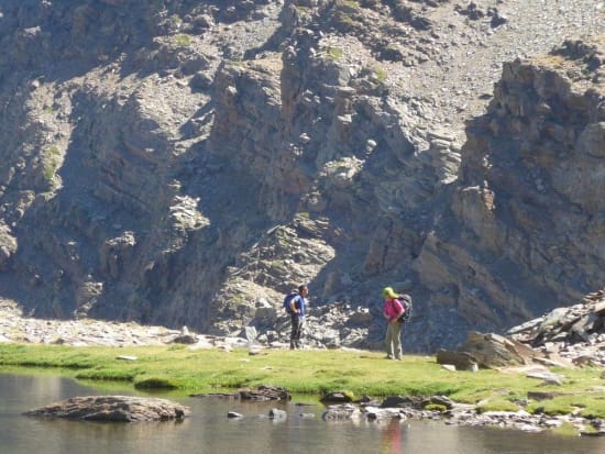 The dramatic scenery contrast, Laguna de la Mosca