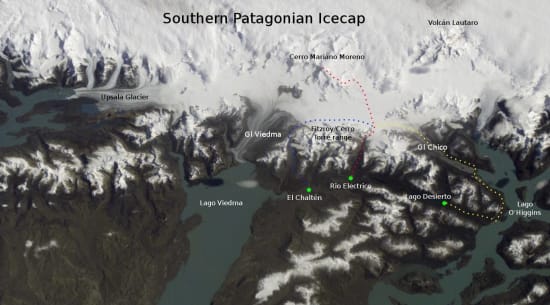 Approaches to Cerro Mariano Moreno