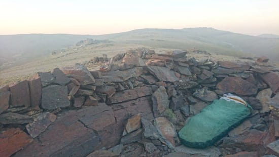 First night bivvy, Penon del Muerto II