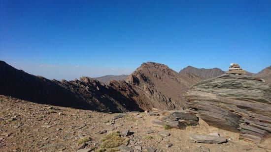 The ridge of the Puntal de la Caldera