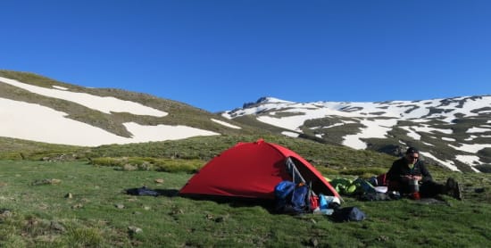 Reducing backpack weight for trekking in the Sierra Nevada