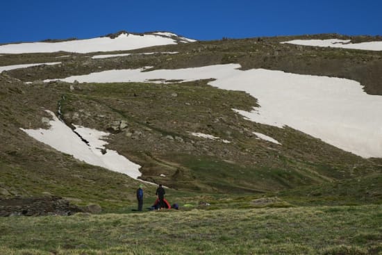 The ridge of Tajos de Peñón Negro seen from La Campiñuela